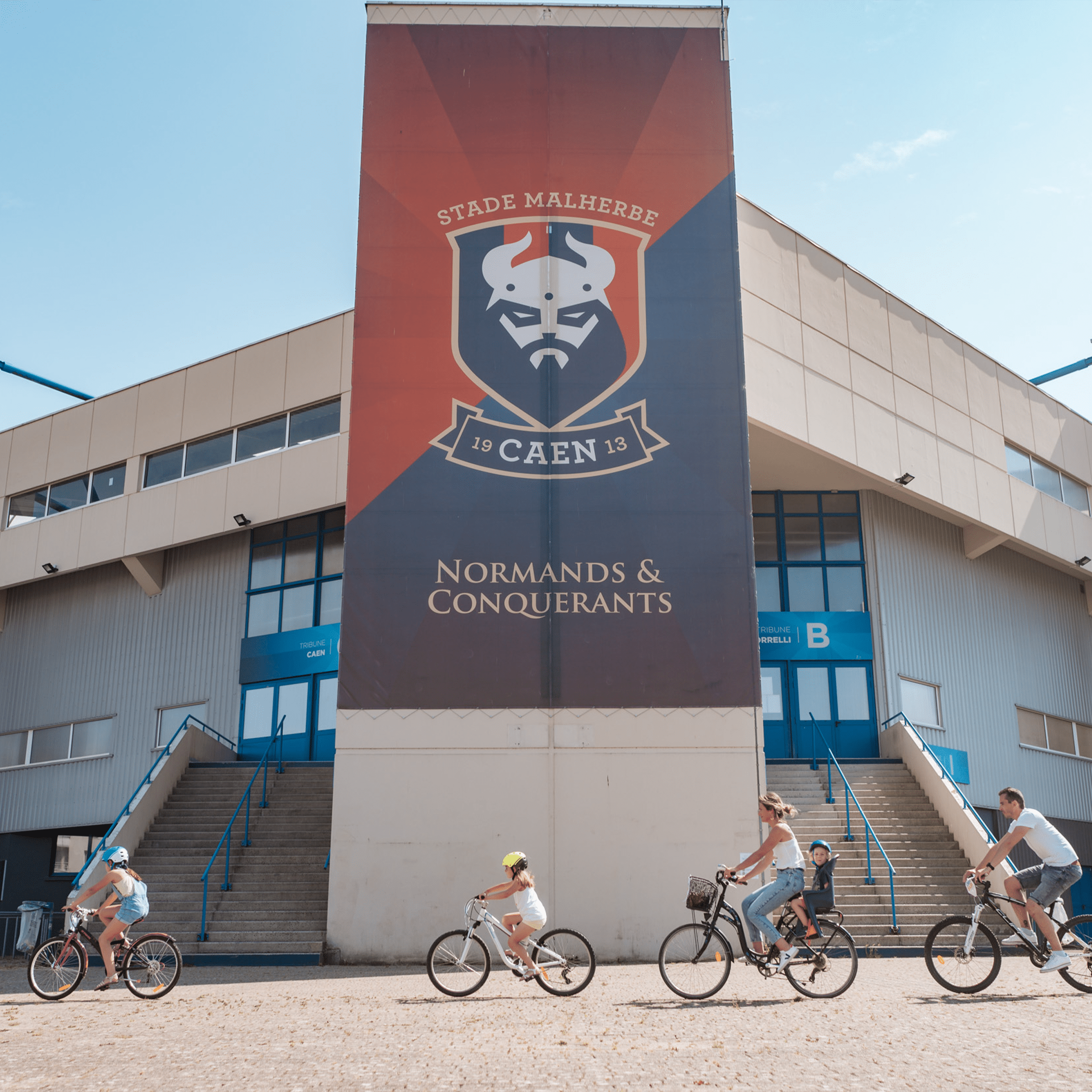 CCB-stade-d'ornano Stade Michel d'Ornano Caen Malherbes Caençabouge vélo