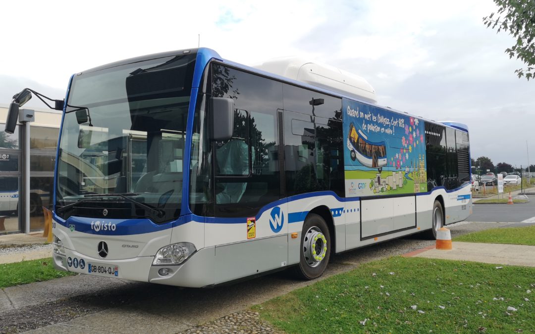 Présentation du Bus Twisto au biogaz