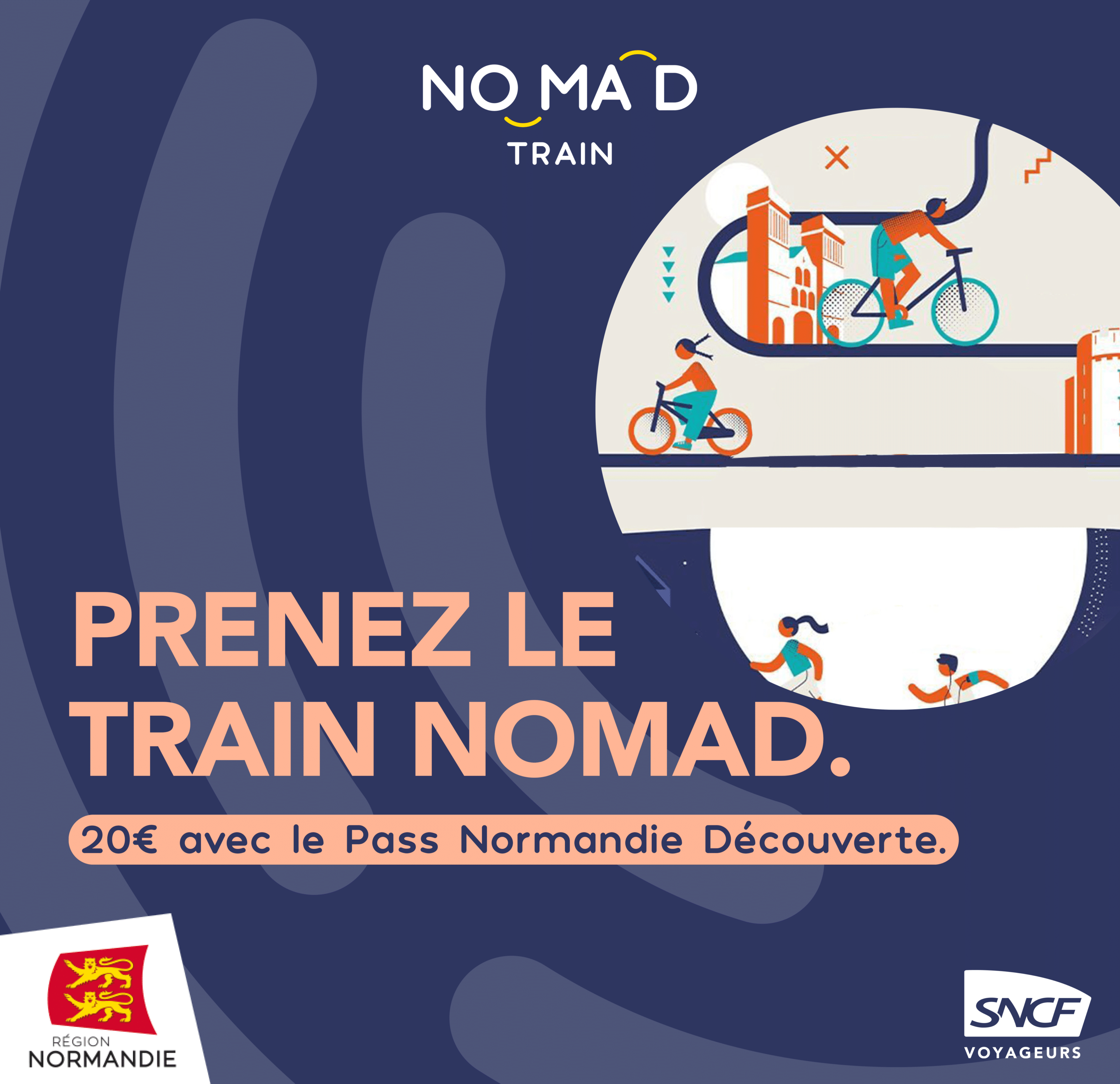 Caen ça bouge partenaire SNCF Voyageurs NOMAD