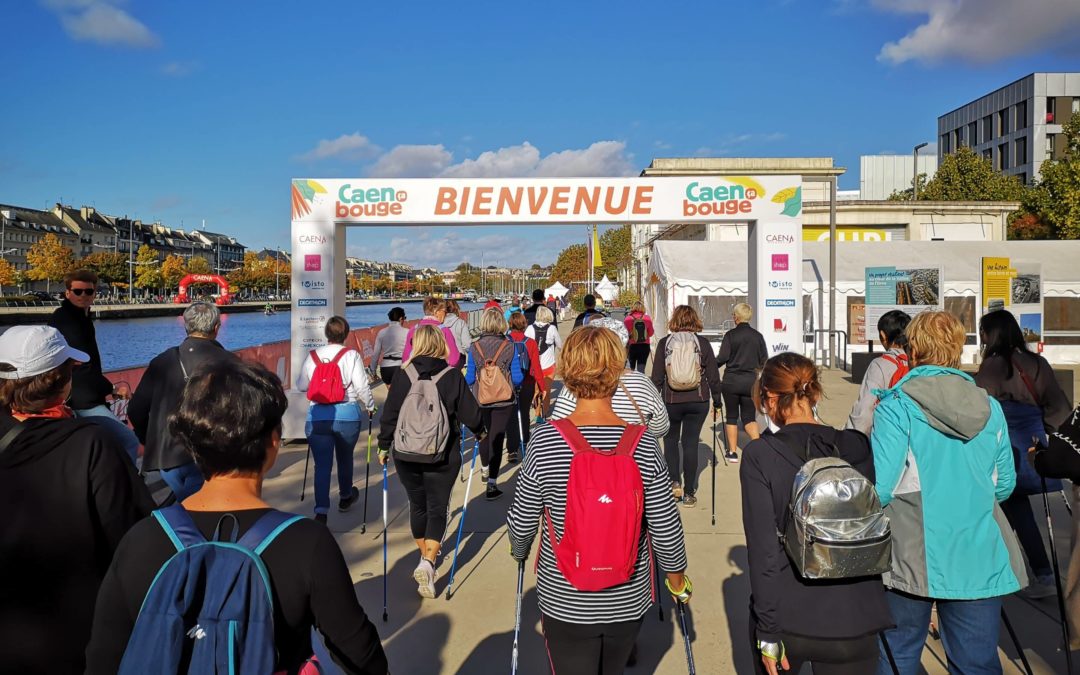 Animation marche nordique circuit training Club Sport Santé Caen ça bouge