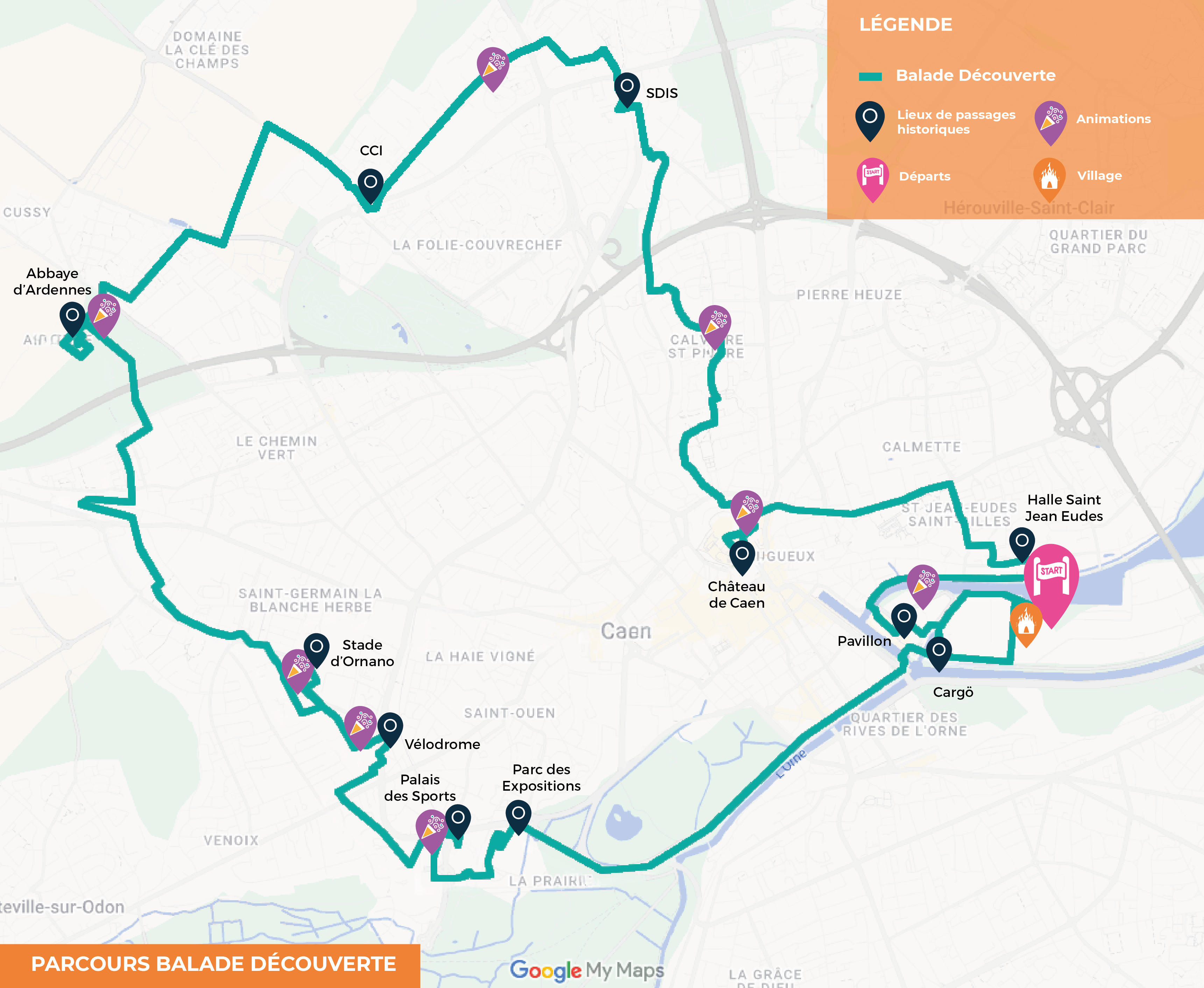 CCB-Carte-Velo-Decouverte Parcours balade vélo